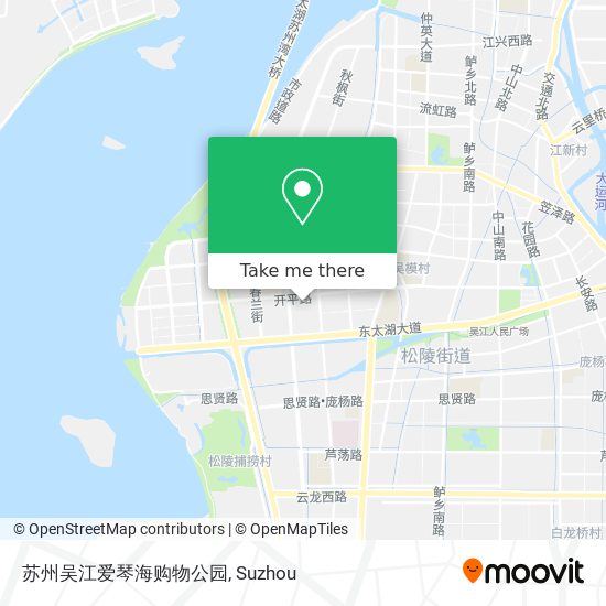 苏州吴江爱琴海购物公园 map