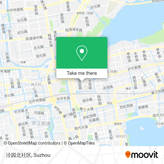 泾园北社区 map