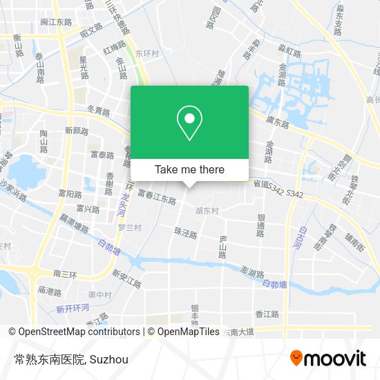 常熟东南医院 map
