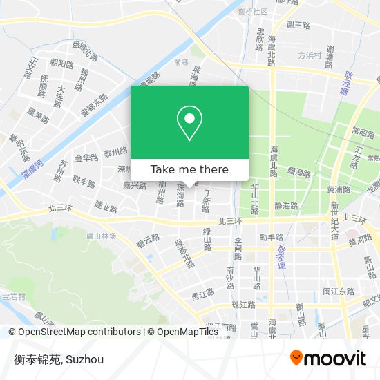 衡泰锦苑 map