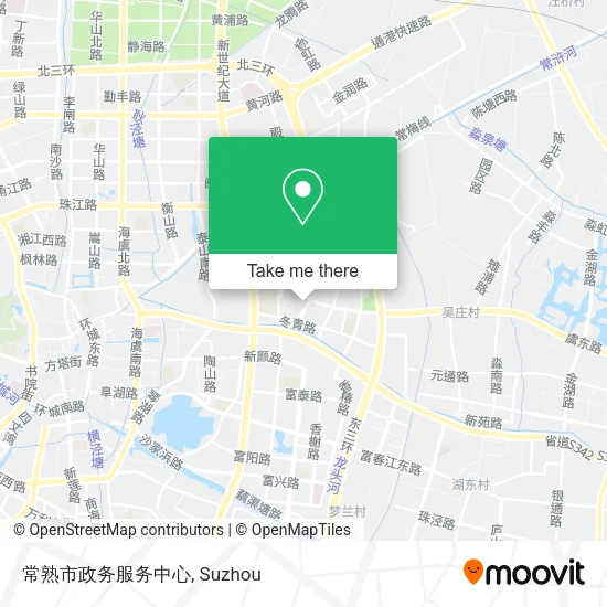 常熟市政务服务中心 map