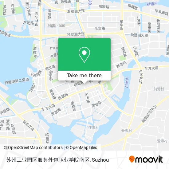 苏州工业园区服务外包职业学院南区 map