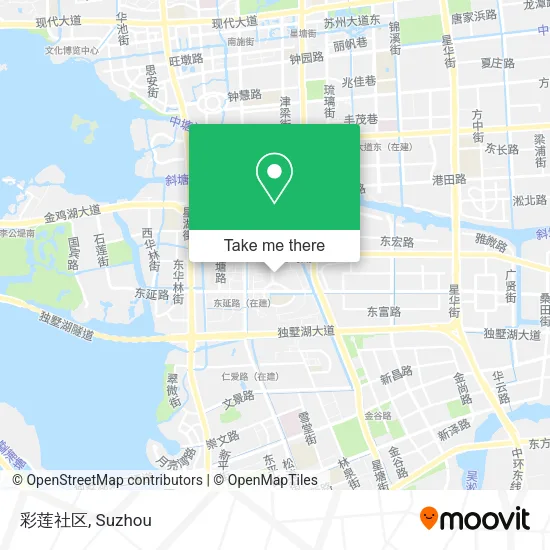 彩莲社区 map