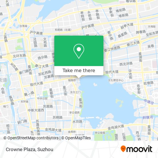 Crowne Plaza map