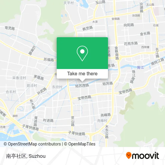 南亭社区 map