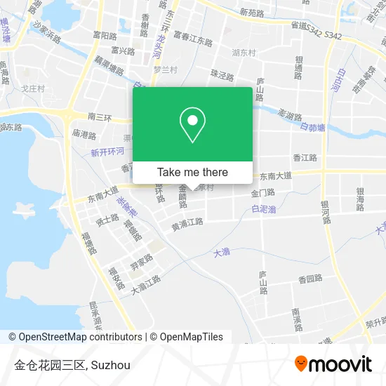 金仓花园三区 map