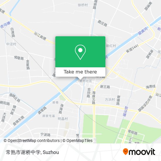 常熟市谢桥中学 map