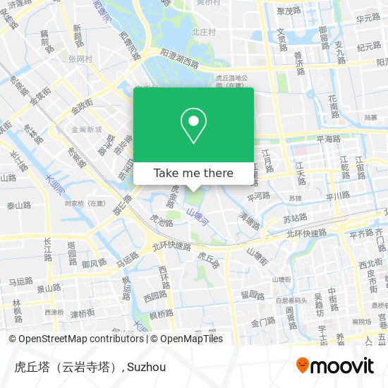 虎丘塔（云岩寺塔） map
