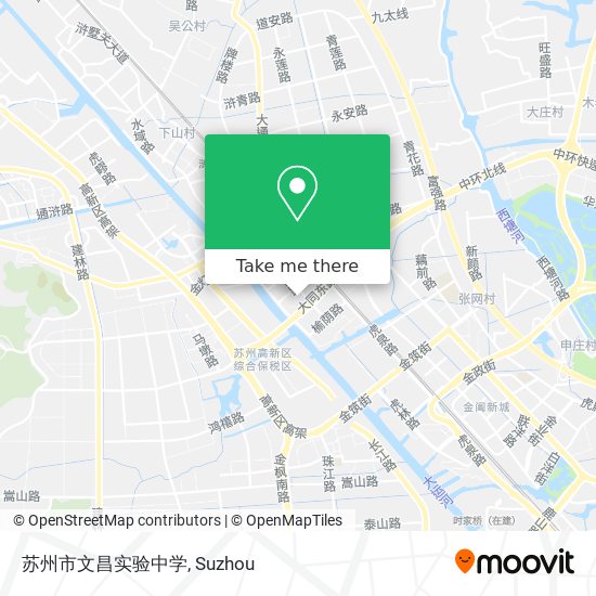 苏州市文昌实验中学 map