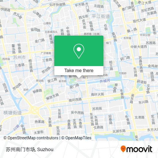 苏州南门市场 map