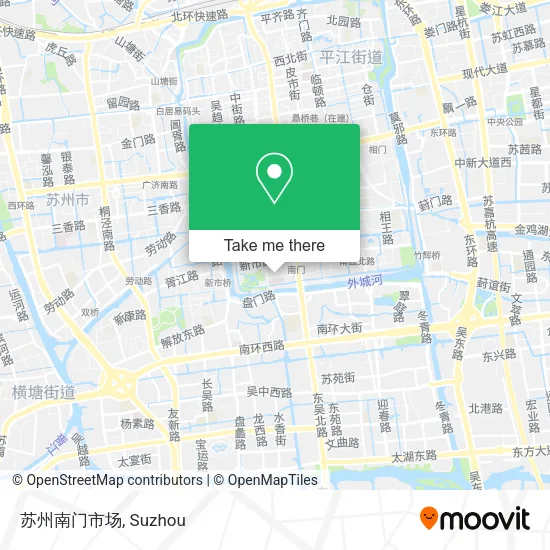 苏州南门市场 map