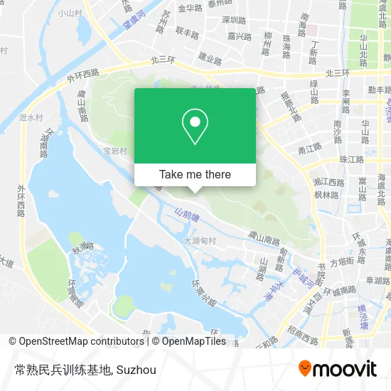 常熟民兵训练基地 map