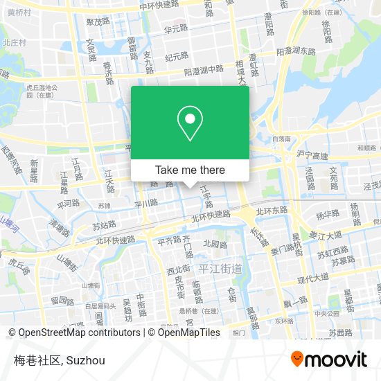 梅巷社区 map