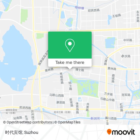 时代宾馆 map