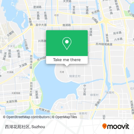 西湖花苑社区 map