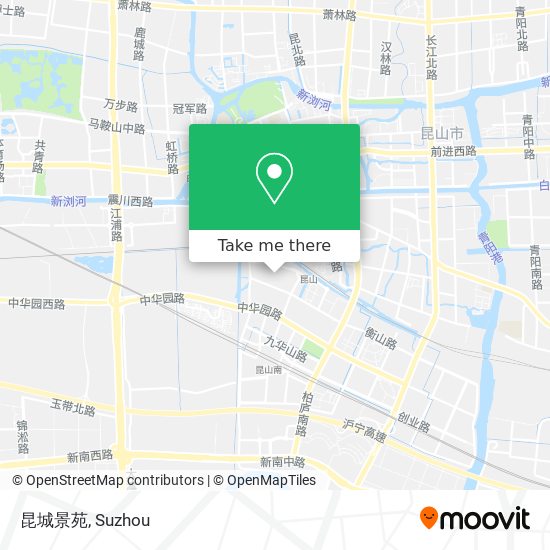 昆城景苑 map