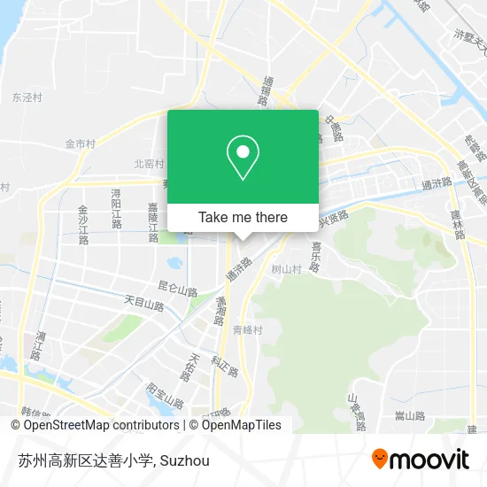 苏州高新区达善小学 map