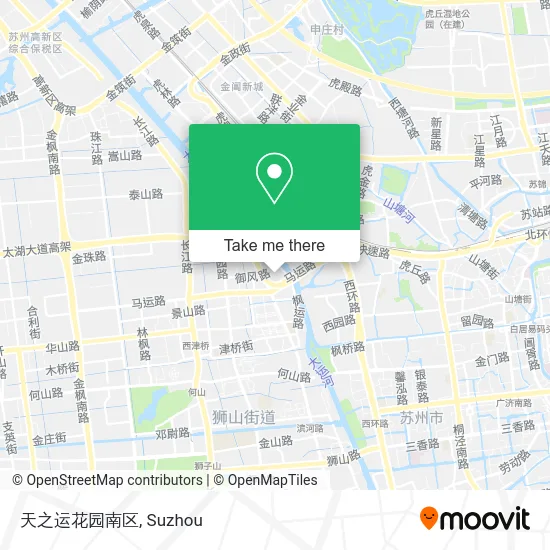 天之运花园南区 map