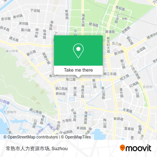 常熟市人力资源市场 map