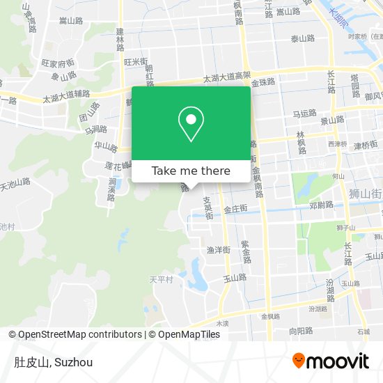 肚皮山 map