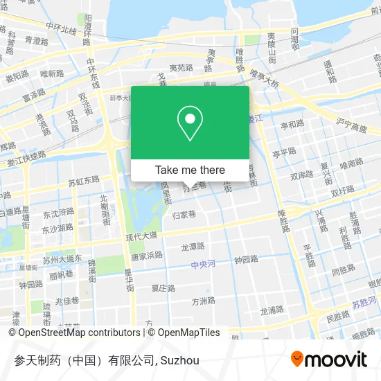 参天制药（中国）有限公司 map