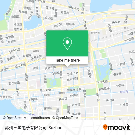 苏州三星电子有限公司 map