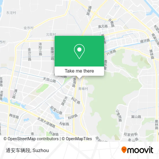 通安车辆段 map