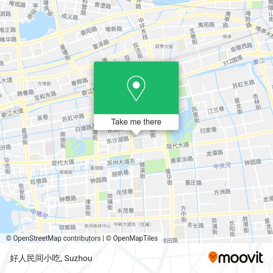 好人民间小吃 map