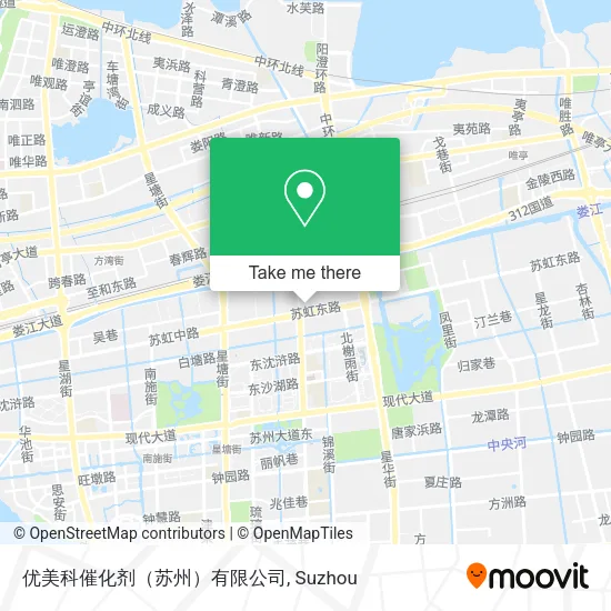 优美科催化剂（苏州）有限公司 map