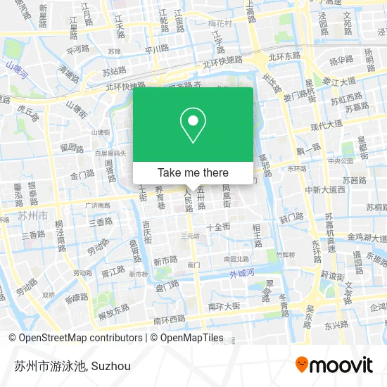 苏州市游泳池 map