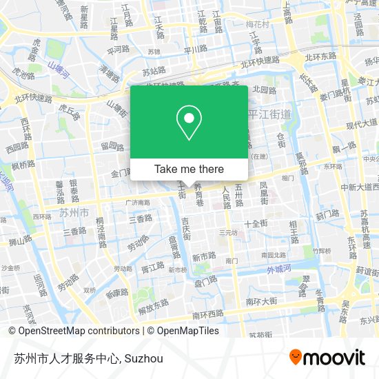 苏州市人才服务中心 map