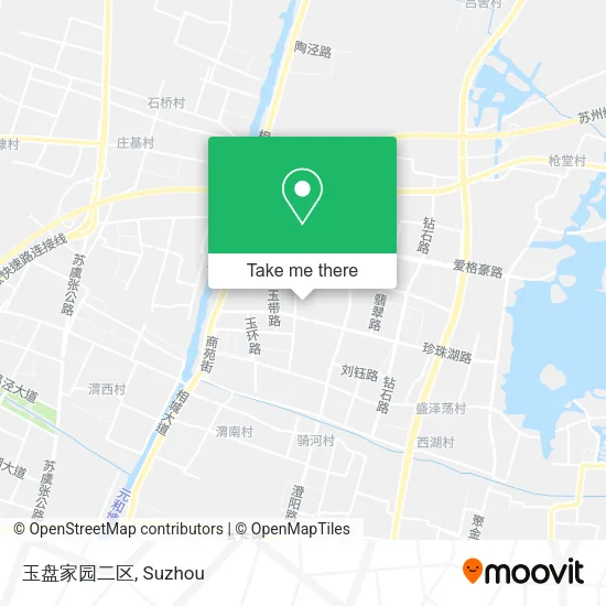 玉盘家园二区 map