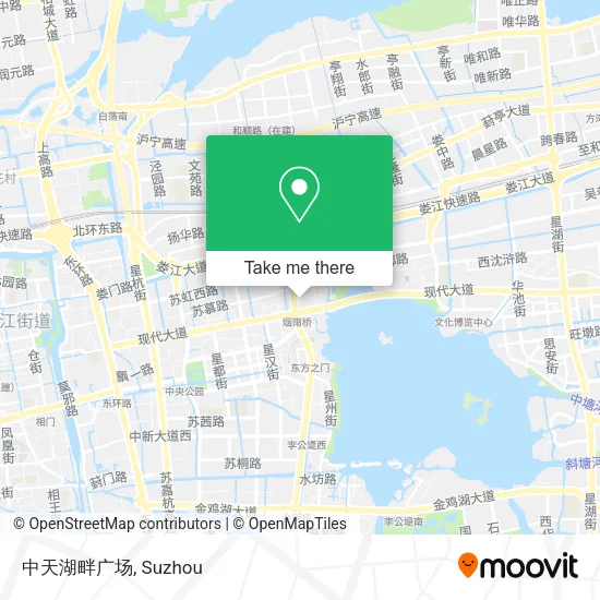 中天湖畔广场 map