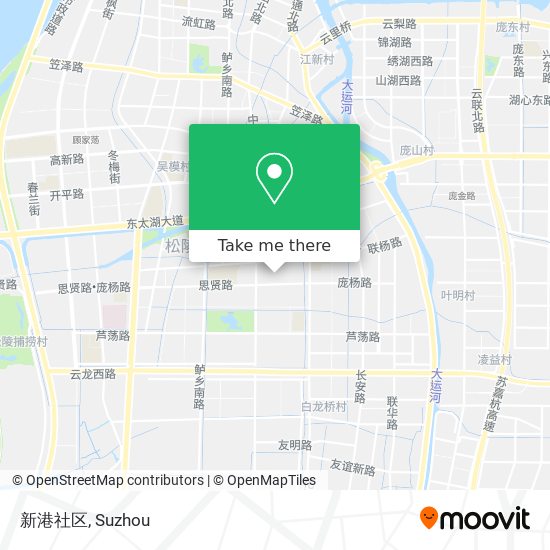 新港社区 map