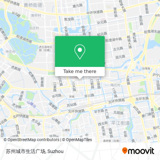 苏州城市生活广场 map