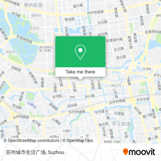 苏州城市生活广场 map