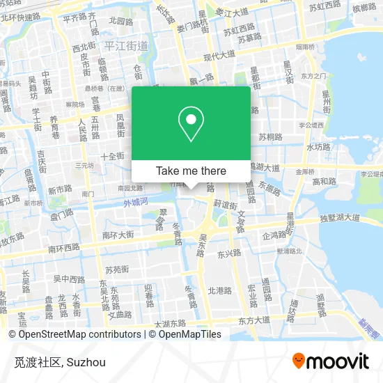 觅渡社区 map