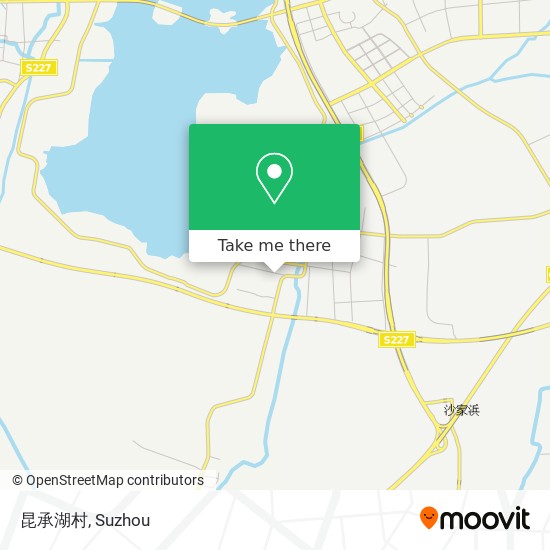昆承湖村 map