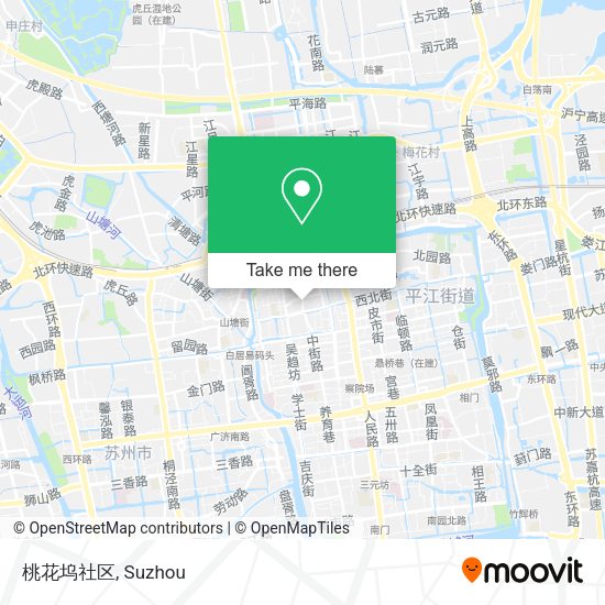 桃花坞社区 map