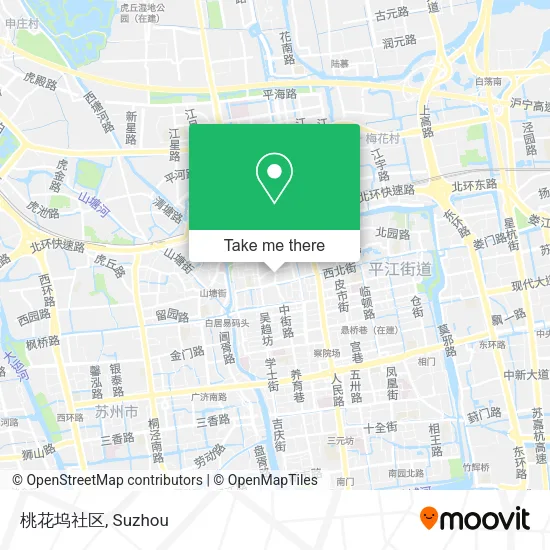桃花坞社区 map