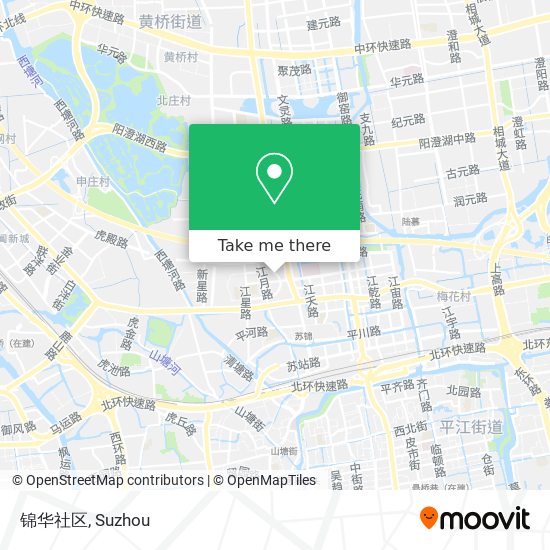锦华社区 map