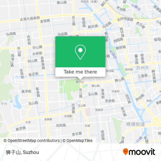 狮子山 map