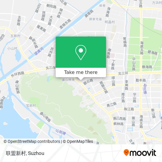 联盟新村 map