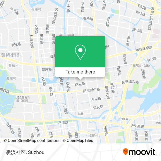 凌浜社区 map