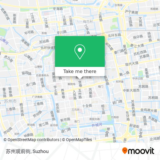 苏州观前街 map