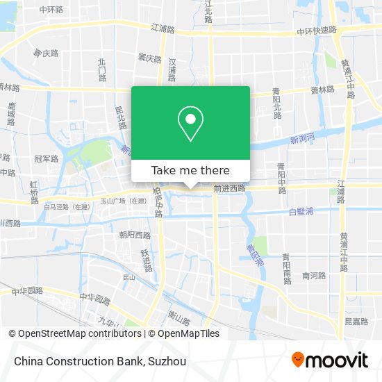 China Construction Bank map