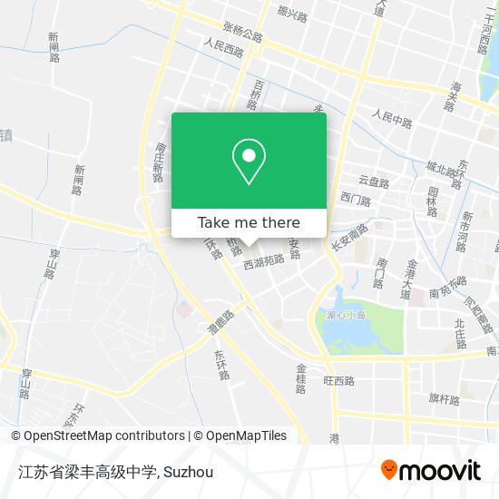 江苏省梁丰高级中学 map