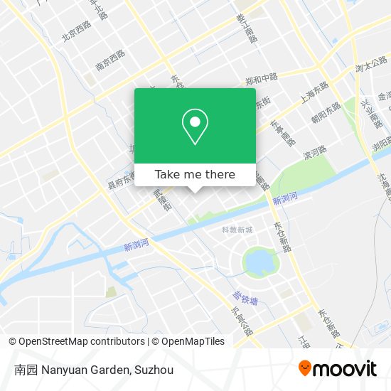 南园 Nanyuan Garden map