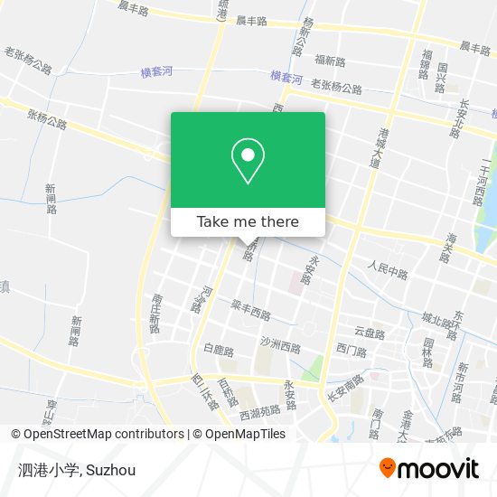 泗港小学 map