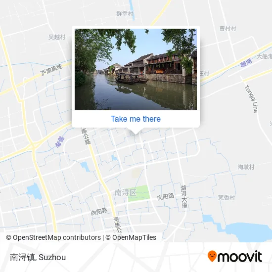 南浔镇 map
